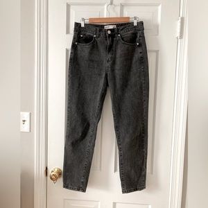 Garage washed black jeans 7/M